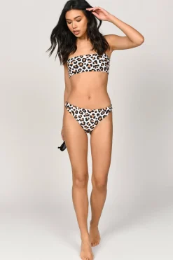 Tobi Wild Gal Leopard Print Bikini Bottom -