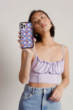 Tobi Wildflower Berry Jam Iphone Case -