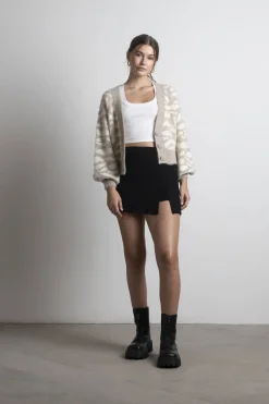 Tobi Wildlife Sweater Cardigan -