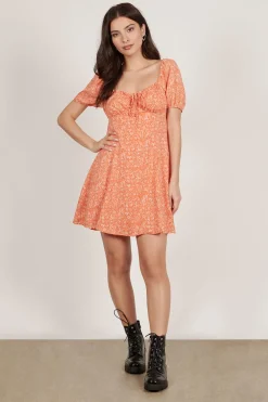 Tobi Willa Floral Skater Dress