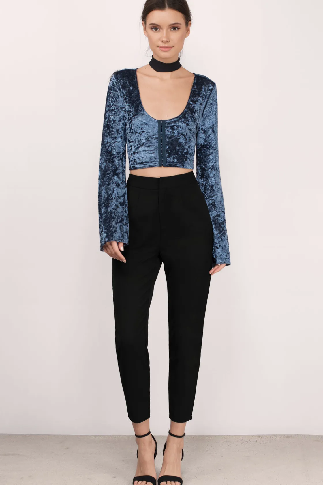 Tobi Witching Hour Crop Top - Blush