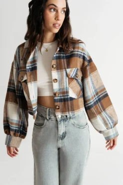 Tobi With Ease Plaid Jacket -