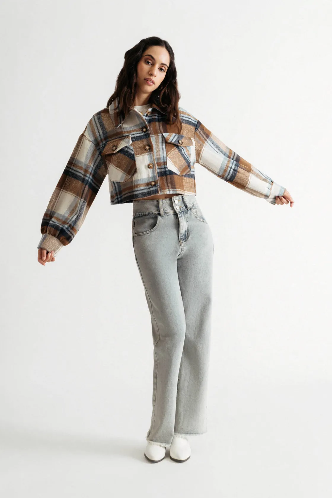 Tobi With Ease Plaid Jacket -