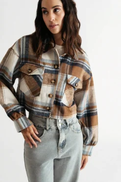 Tobi With Ease Plaid Jacket -