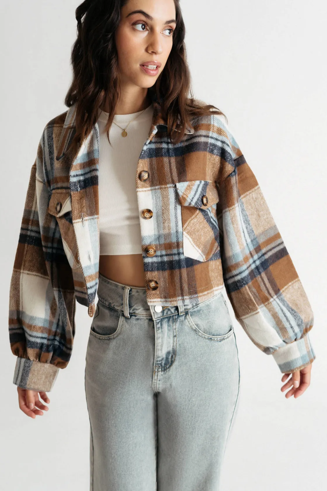 Tobi With Ease Plaid Jacket -