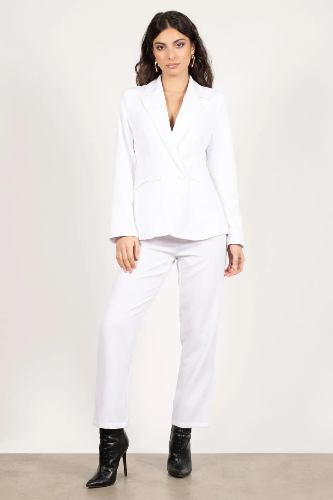 Tobi Work With It Straight Leg Pants -