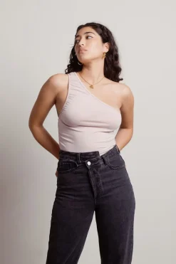 Tobi Work With Me One Shoulder Top -