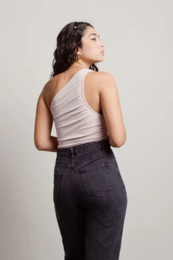 Tobi Work With Me One Shoulder Top -