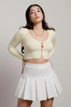 Tobi You Should Know Pearl Button Cardigan -
