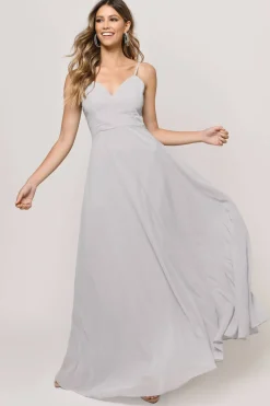 Tobi Your Everything Deep V Cross Back Maxi Dress -