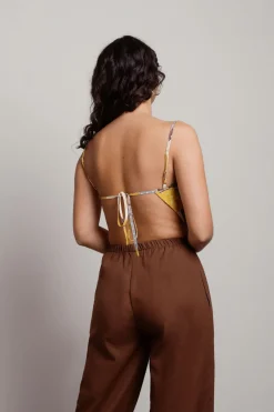 Tobi Youra Crop Top - Brown