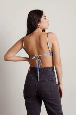 Tobi Youra Crop Top - Brown