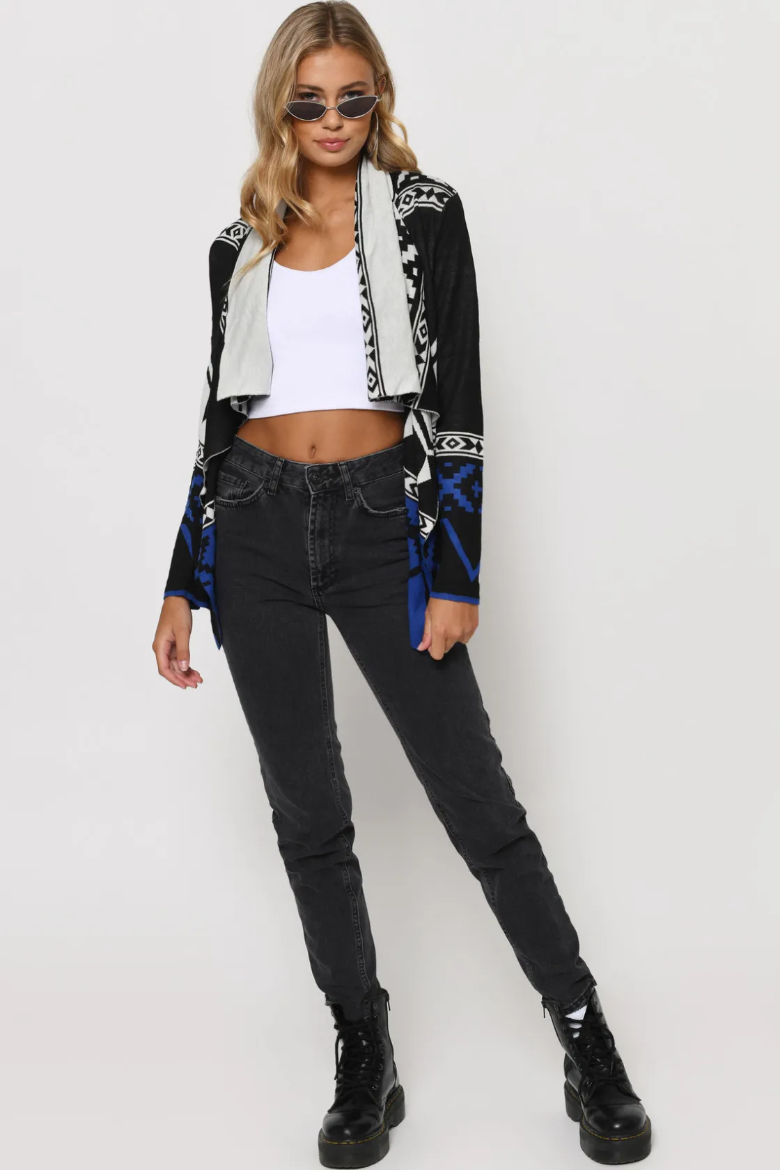 Tobi Yukon Coast Aztec Print Cardigan -