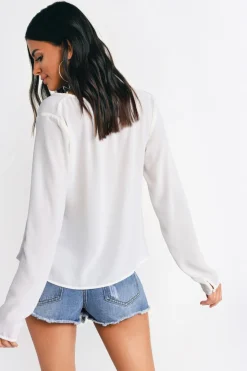 Tobi Zohar Plunging Blouse -